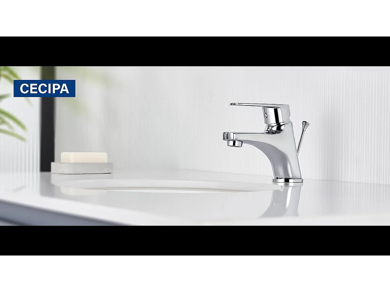 Cecipa max Mitigeur lavabo Robinet avec levier de vidange Chrom Laiton,EU Modèle