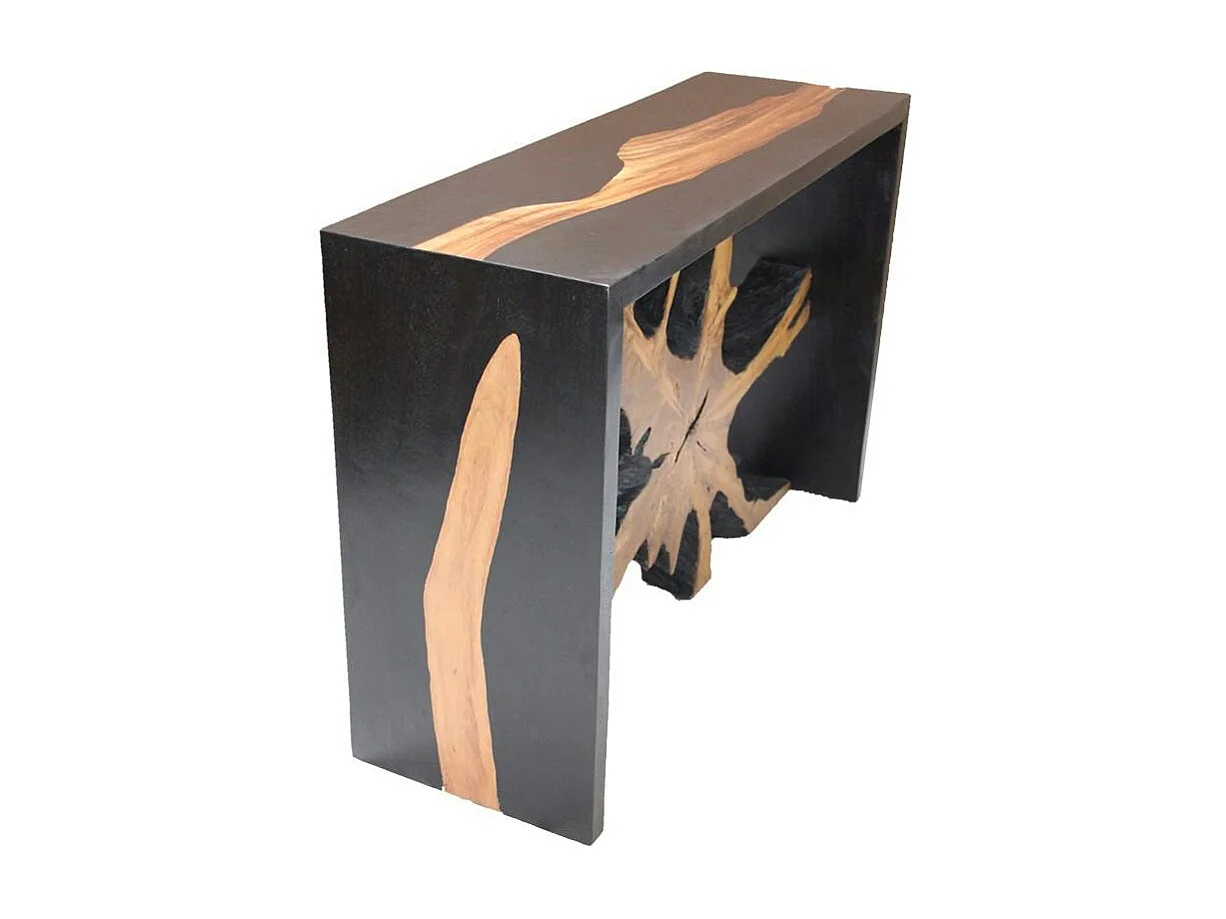 Console racine noire et naturelle ARIZONA