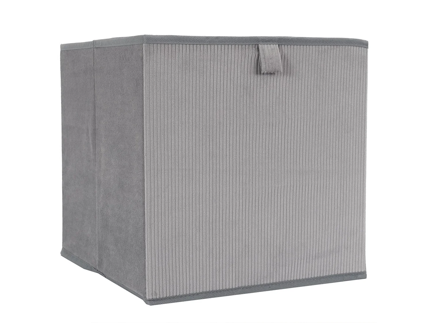 Cube de rangement décoratif 27 L collection VITALY 30x30x30 cm gris