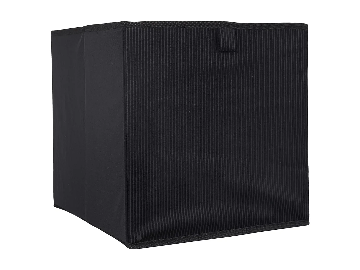 Cube de rangement décoratif 27 L collection VITALY 30x30x30 cm noir