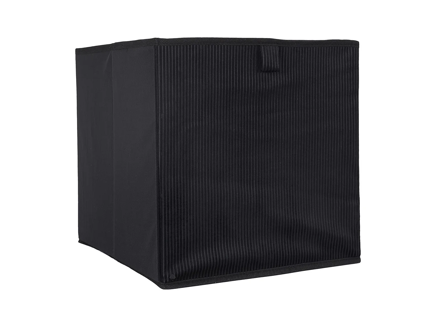 Cube de rangement décoratif 27 L collection VITALY 30x30x30 cm noir