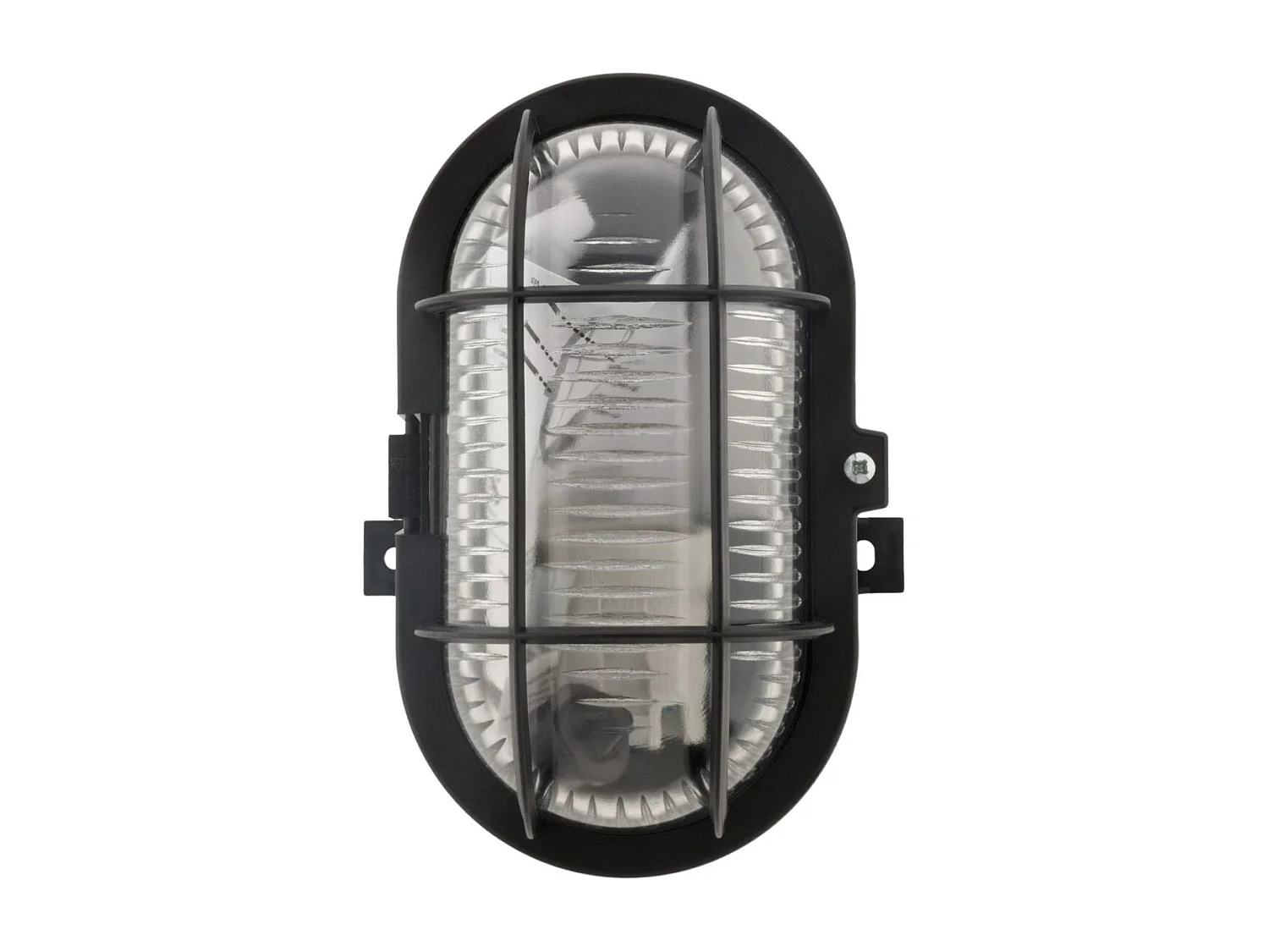 Hublot ovale 60W IP44 E27 Classe II - Noir - Zenitech