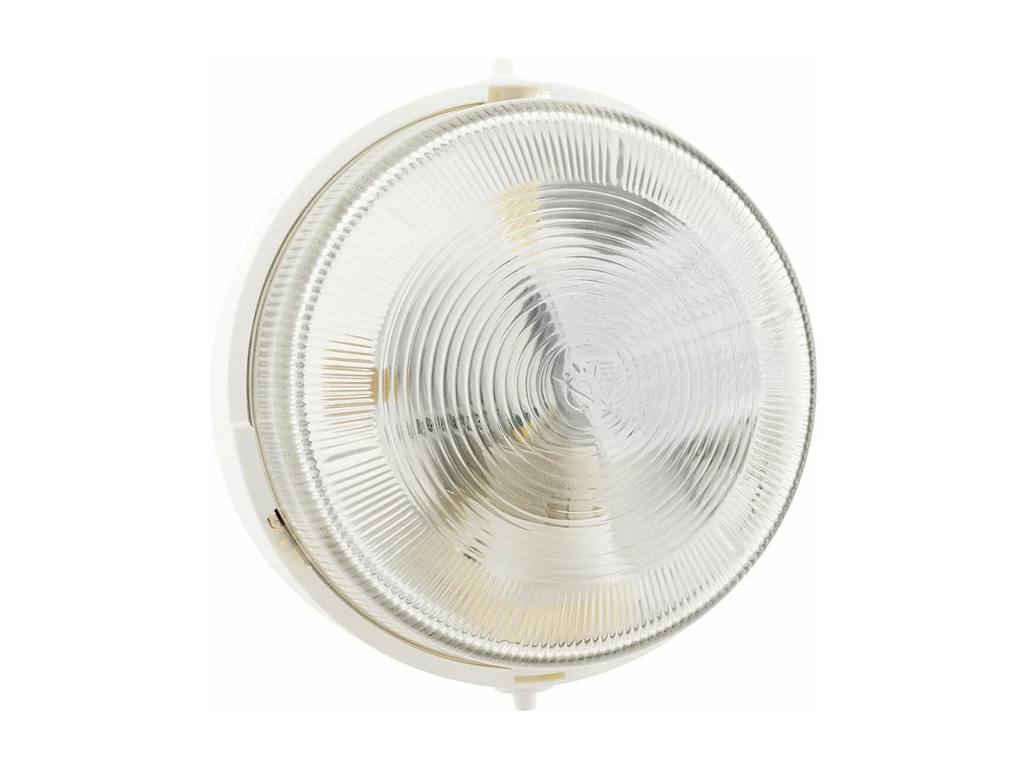 Hublot 1/4 tour IP44 E27 Classe II - Blanc - Lébénoïd