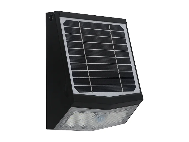 Applique solaire déportée + détecteur de mouvement 500lm classe A++ Eos - Voltman