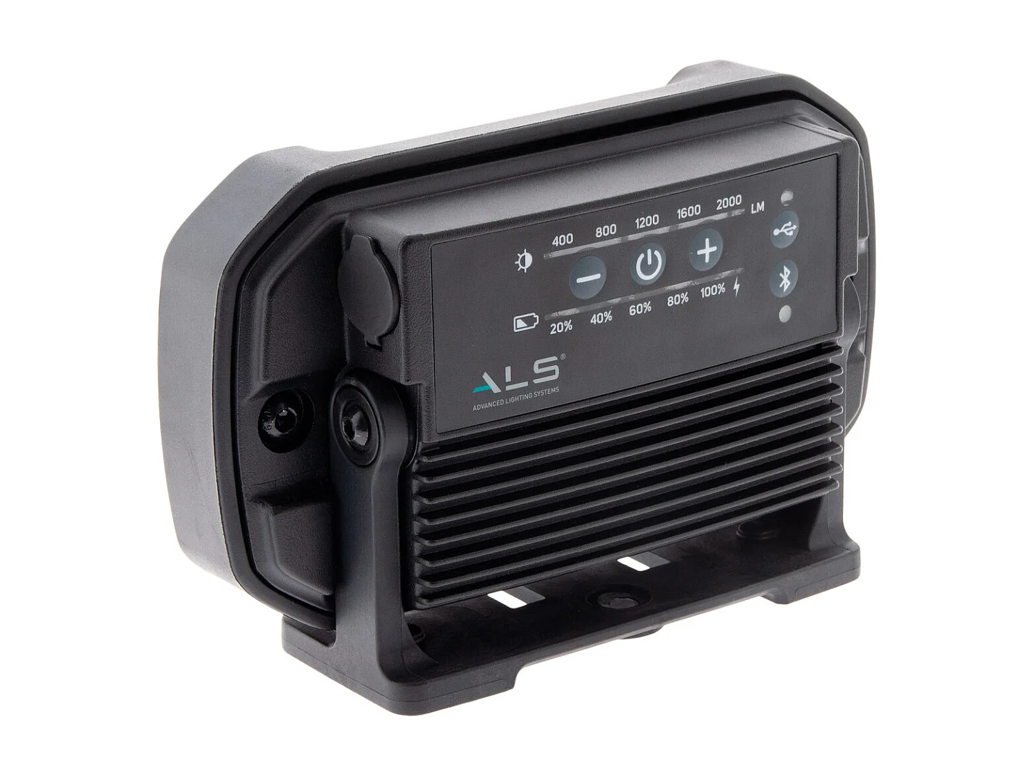 Audio-projector IP67 2000lm + oplaadbare batterij Dual System - Scangrip