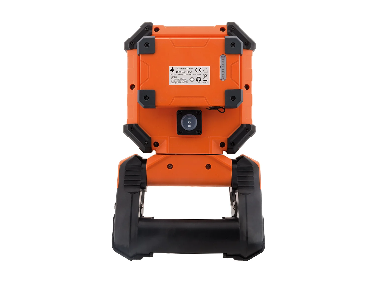 Projecteur de chantier sur batterie 15W 1700lm IP54 - Zenitech