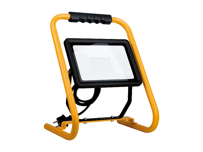 Projecteur LED 50W Chantier IP65 - Jaune - Zenitech