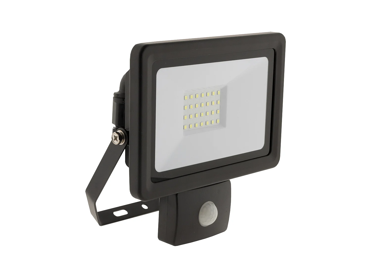 Projecteur LED étanche 30W - Noir avec détecteur - Elexity