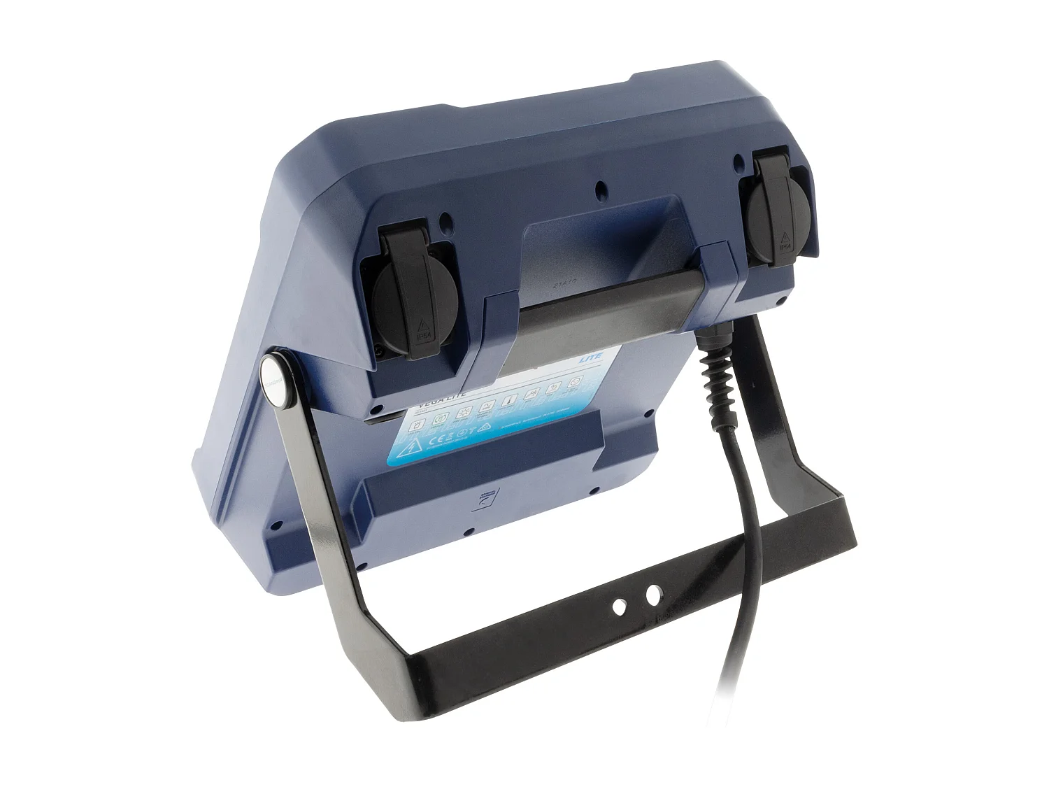 Bedrade projector 6000lm IP54 met 2 stopcontacten 230V - Scangrip