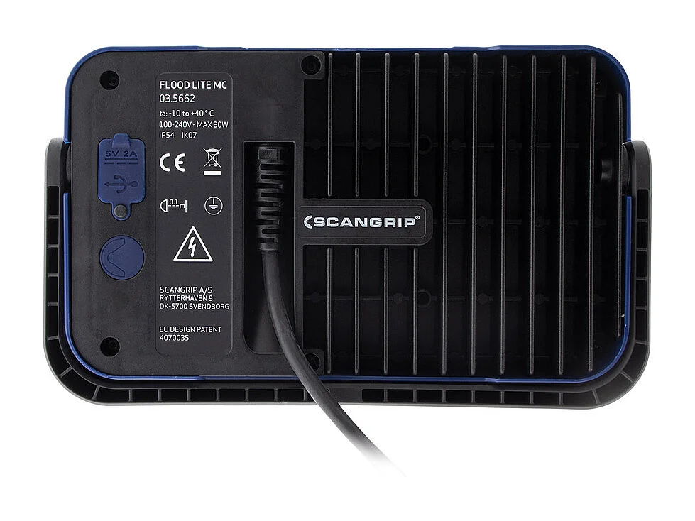 Tragbarer LED-Strahler mit Dimmer und externer 5m-Batterie - SANGRIP