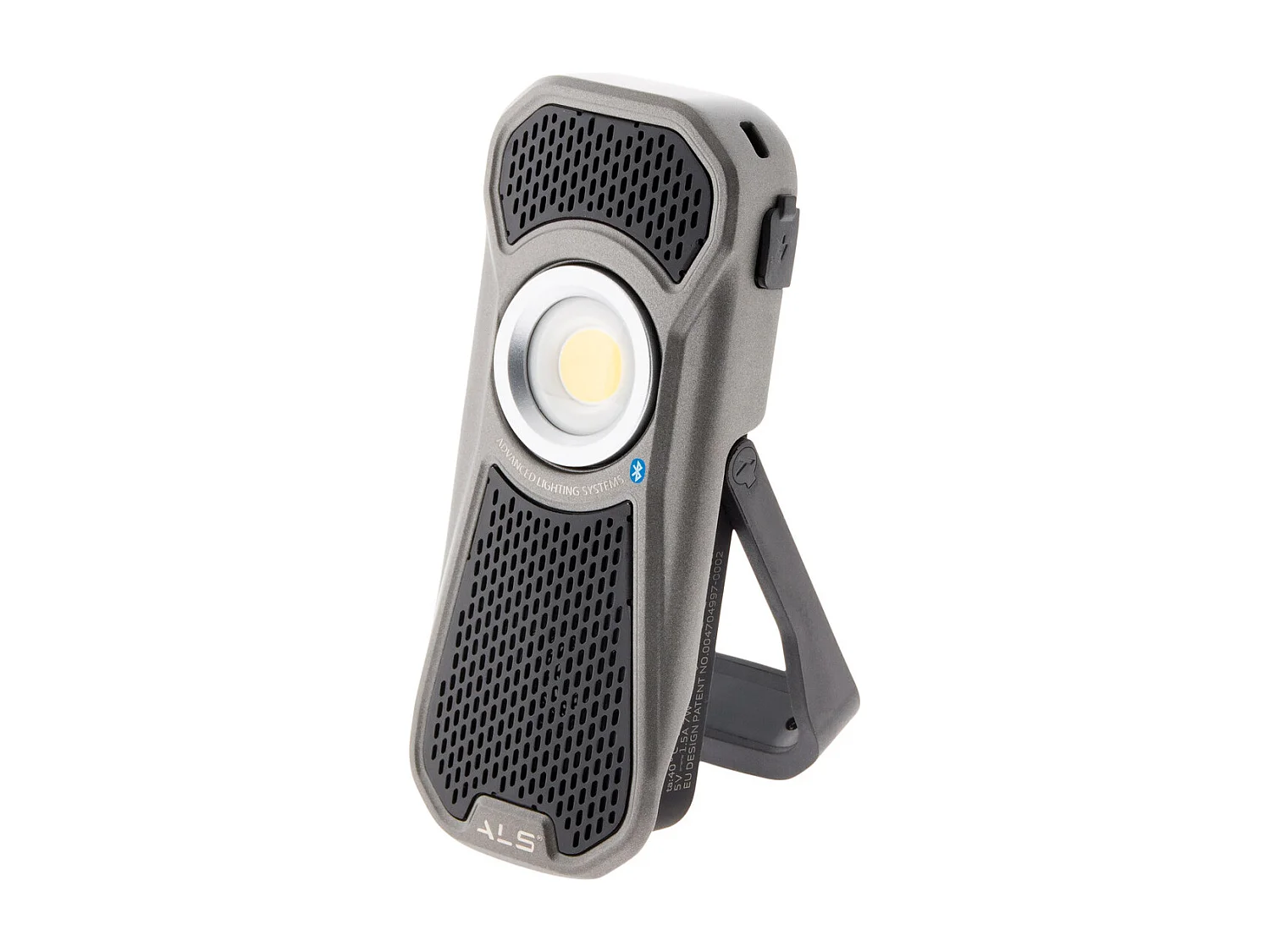 Projecteur audio IP65 600lm portative et rechargeable - Scangrip