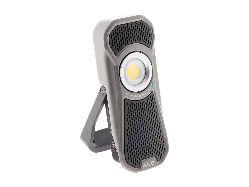 Projecteur audio IP65 600lm portative et rechargeable - Scangrip