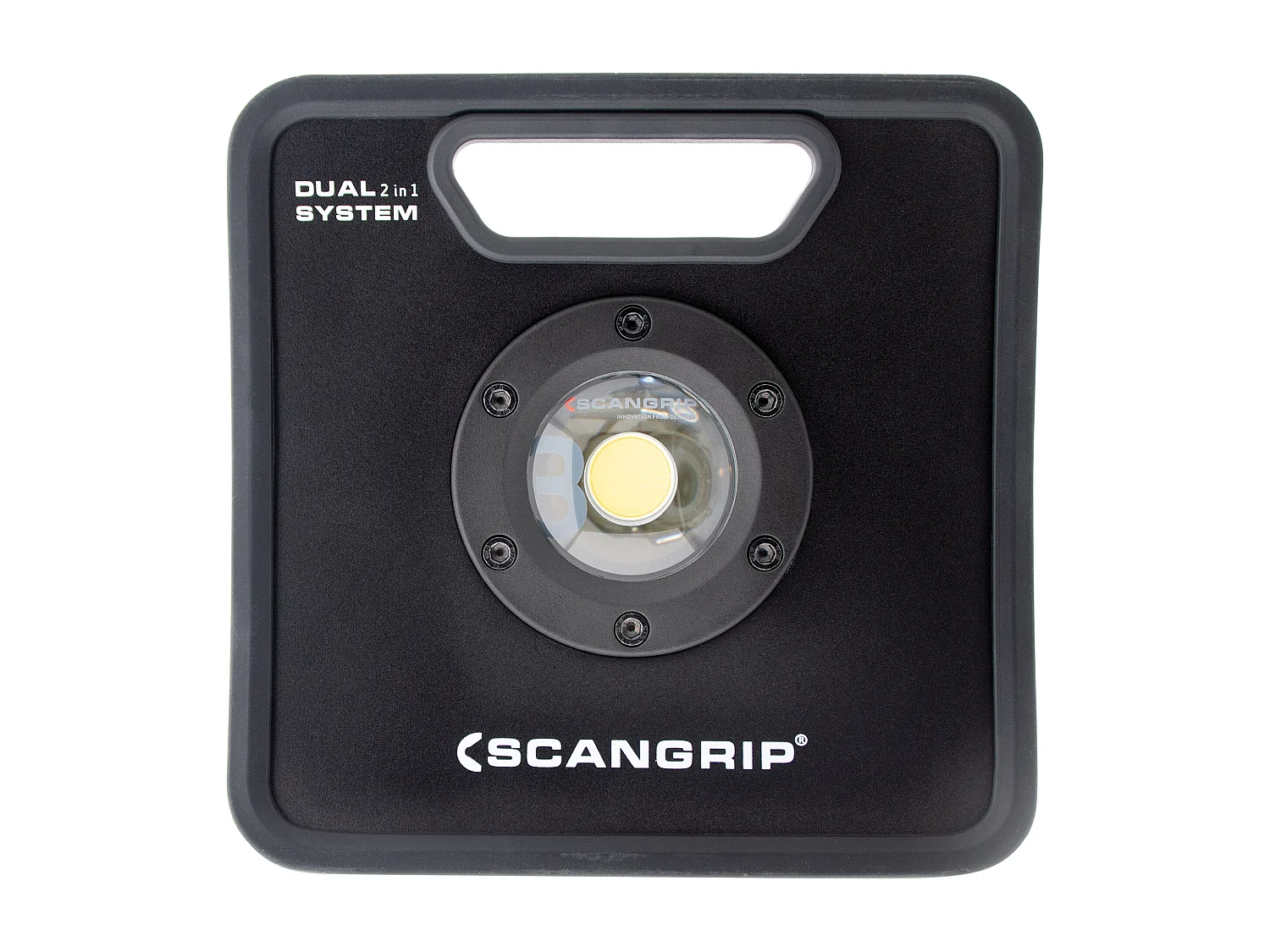 Universele LED-schijnwerper 4000lm IP67 met oplaadbare batterij 14u, 5m kabel, 5 lichtniveaus, aluminium behuizing