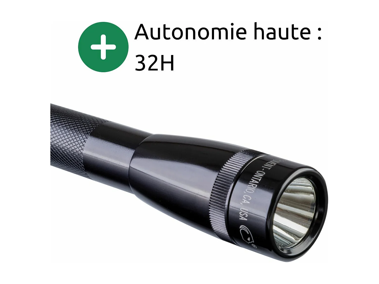 Compacte Mini LED Zaklamp SP22 - 97 lumen - 16cm - Zwart - Maglite