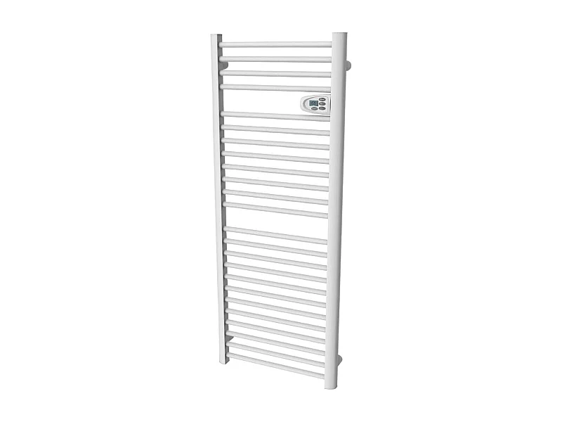 Chauffage sèche-serviette inertie sèche 750W - Blanc - Voltman