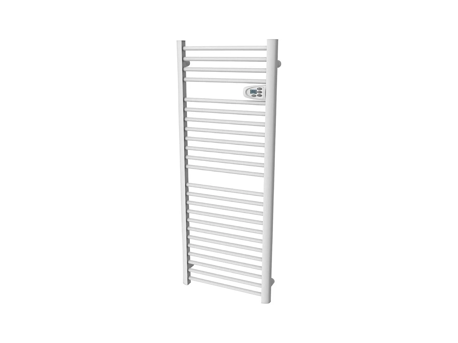 Chauffage sèche-serviette inertie sèche 750W - Blanc - Voltman
