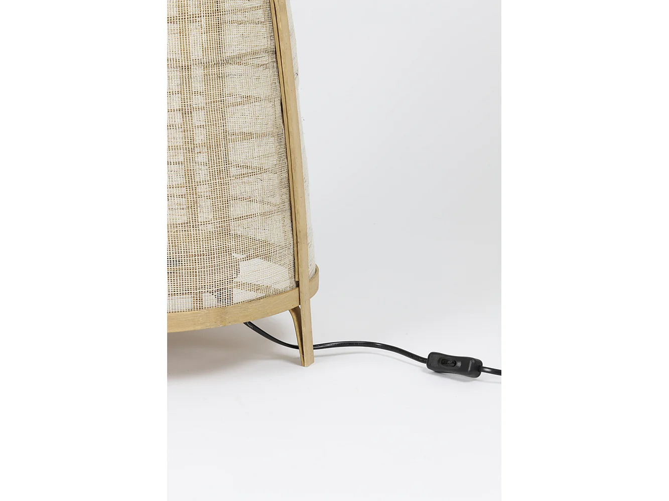 Lampe de table JACINTO - Ø34x60cm - Marron