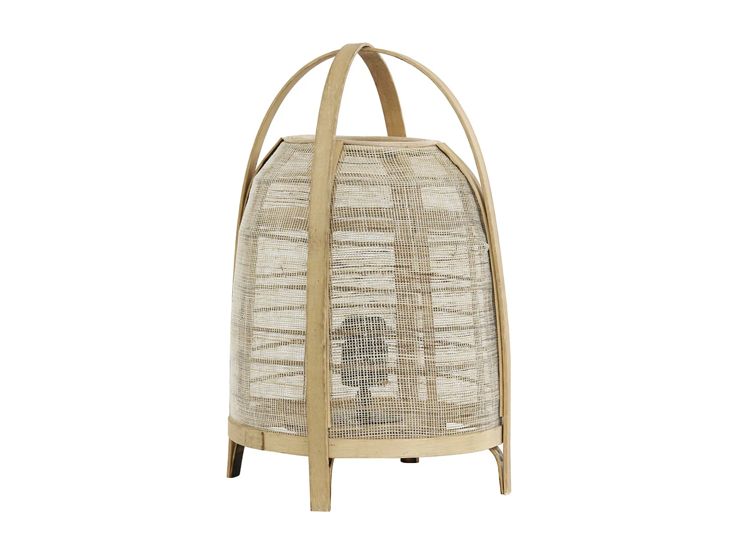 Lampe de table JACINTO - Ø27x42cm - Marron