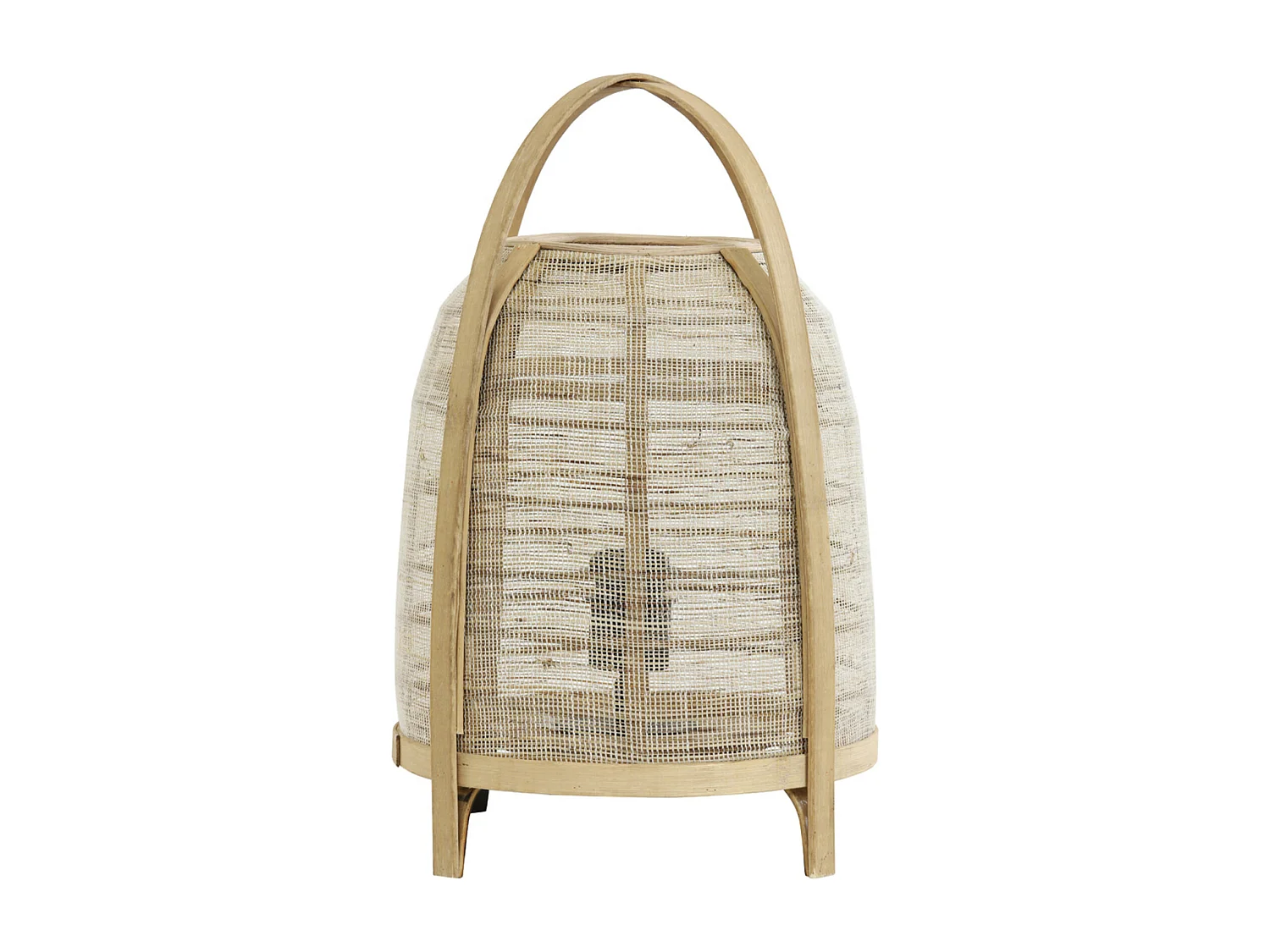 Tafellamp JACINTO - Ø27x42cm - Bruin