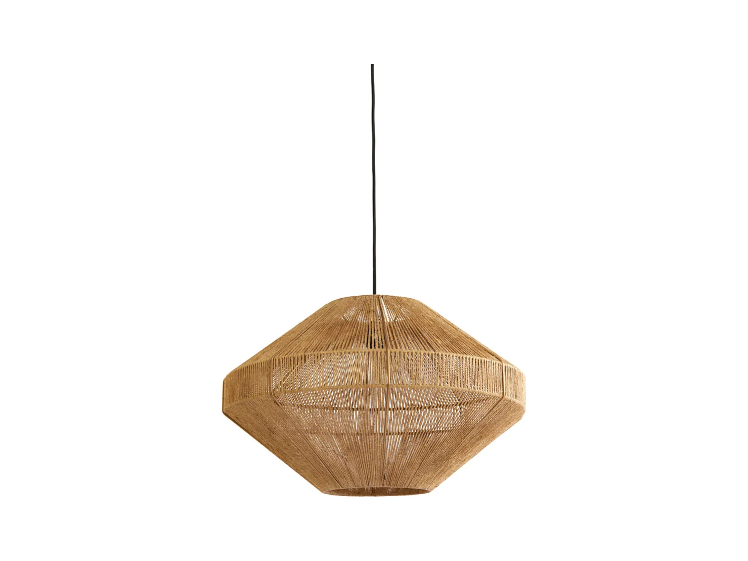 Suspension MALLOW - Ø60x37cm - Marron