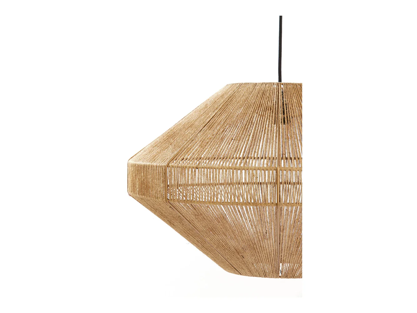 Suspension MALLOW - Ø60x37cm - Marron