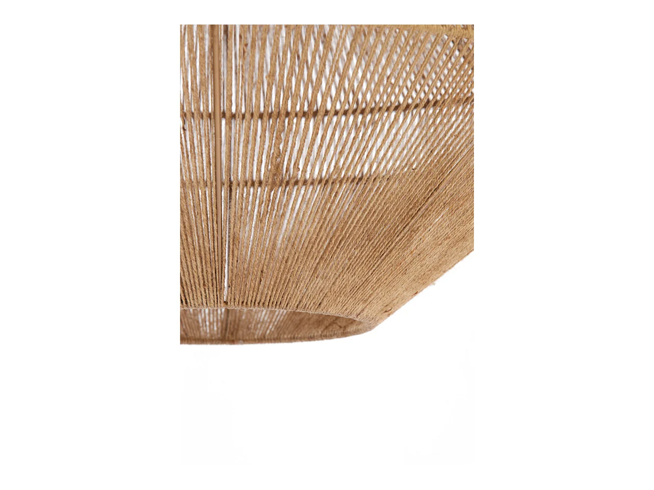 Suspension MALLOW - Ø60x37cm - Marron