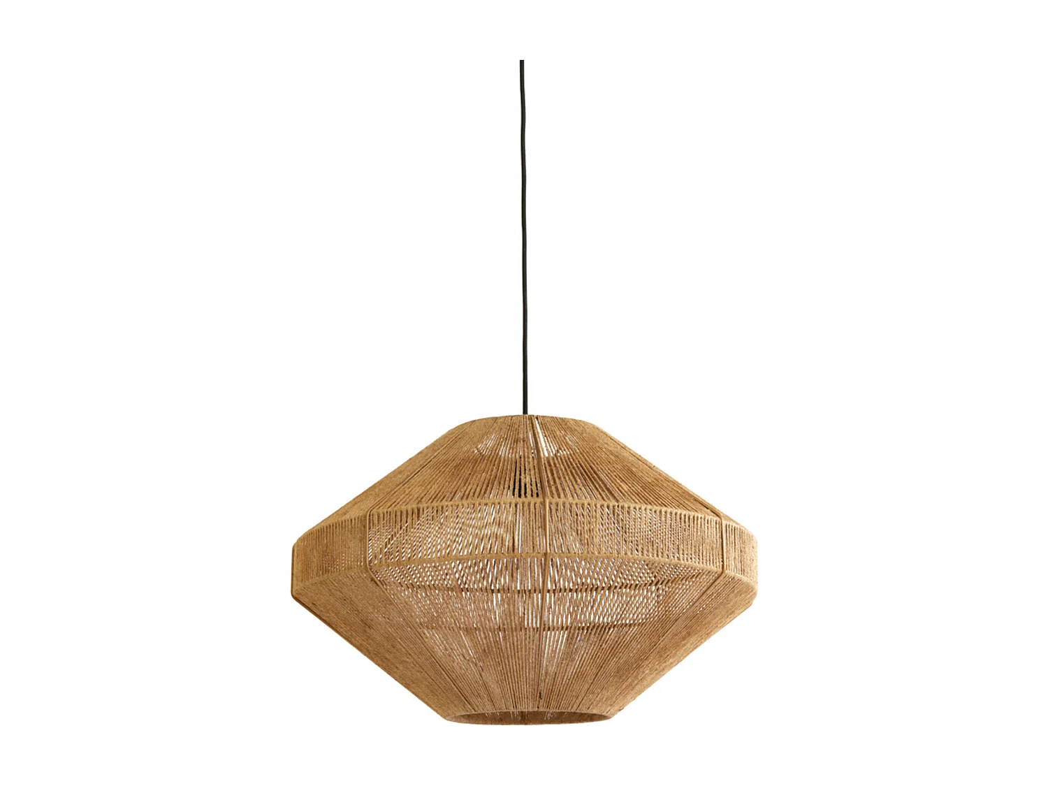 Suspension MALLOW - Ø60x37cm - Marron