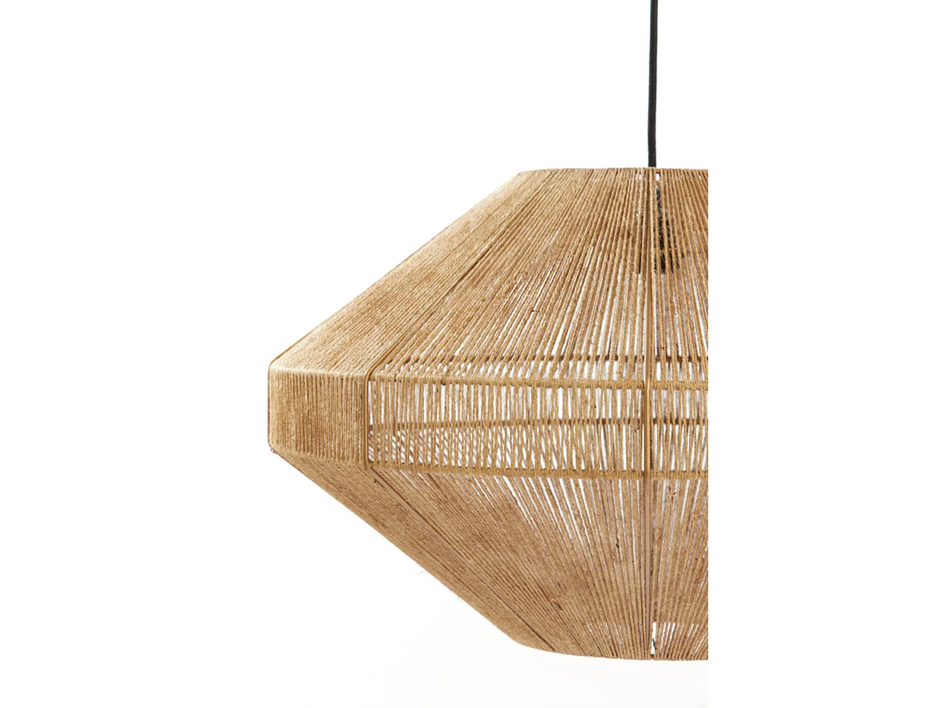 Suspension MALLOW - Ø60x37cm - Marron