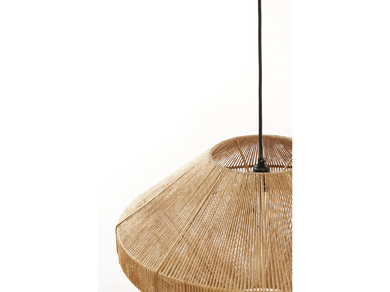 Suspension MALLOW - Ø60x37cm - Marron