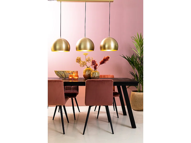 Suspension JAICEY - 120x33x25cm - Doré