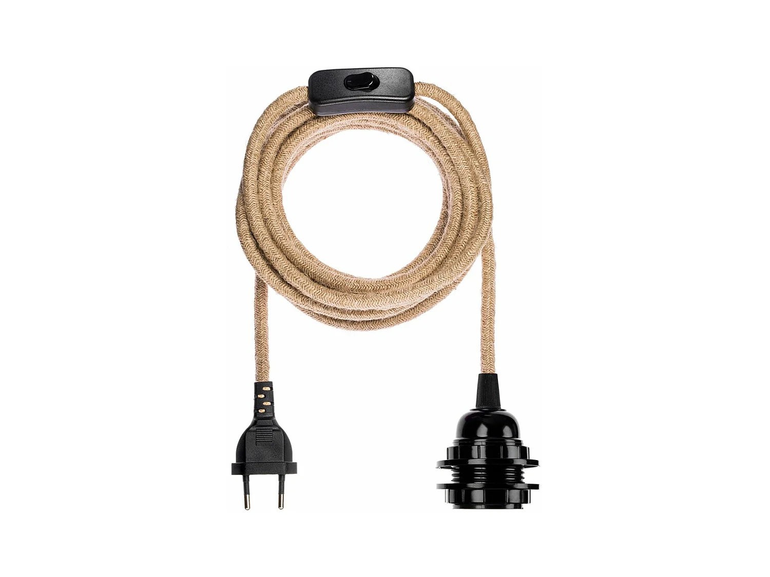 Fitting Lampen - Natur Schwarz