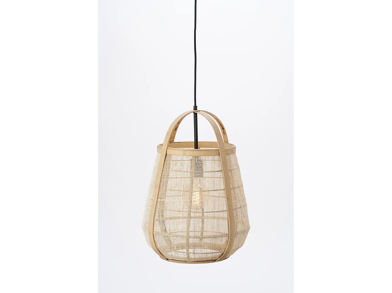 Suspension JACINTO - Ø38x50cm - Marron