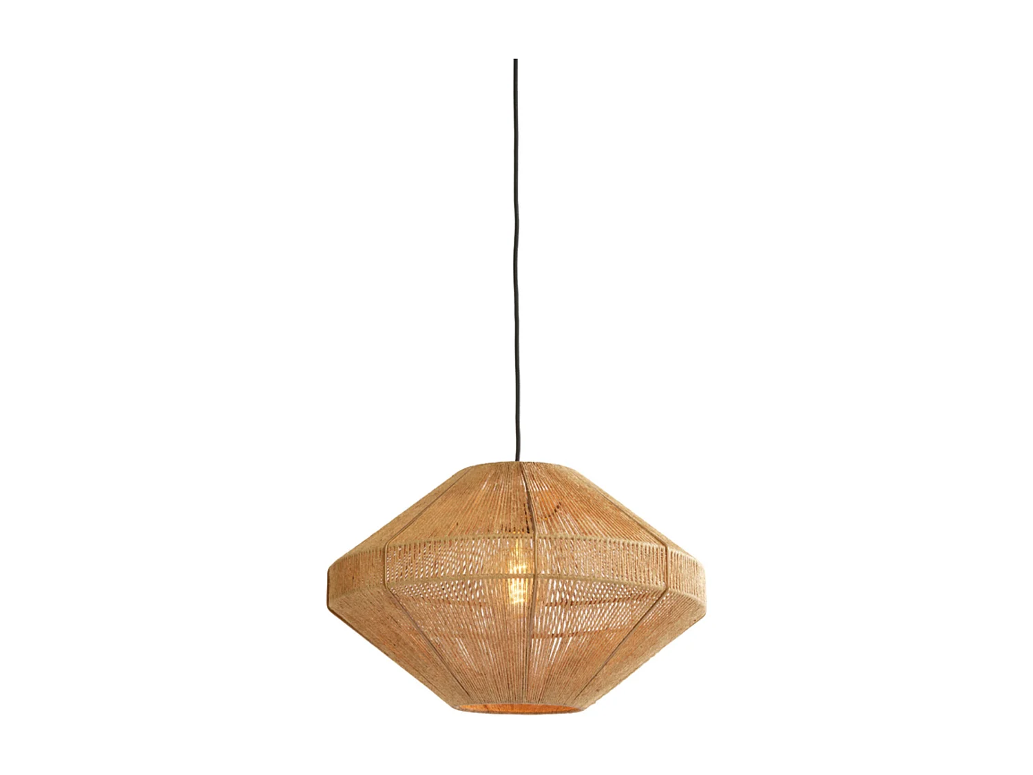 Suspension MALLOW - Ø50x31cm - Marron