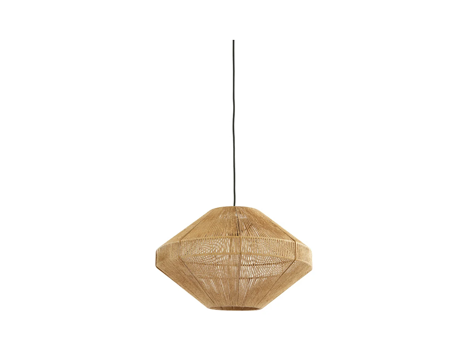 Suspension MALLOW - Ø50x31cm - Marron