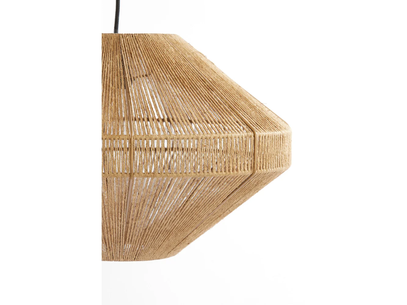 Suspension MALLOW - Ø50x31cm - Marron