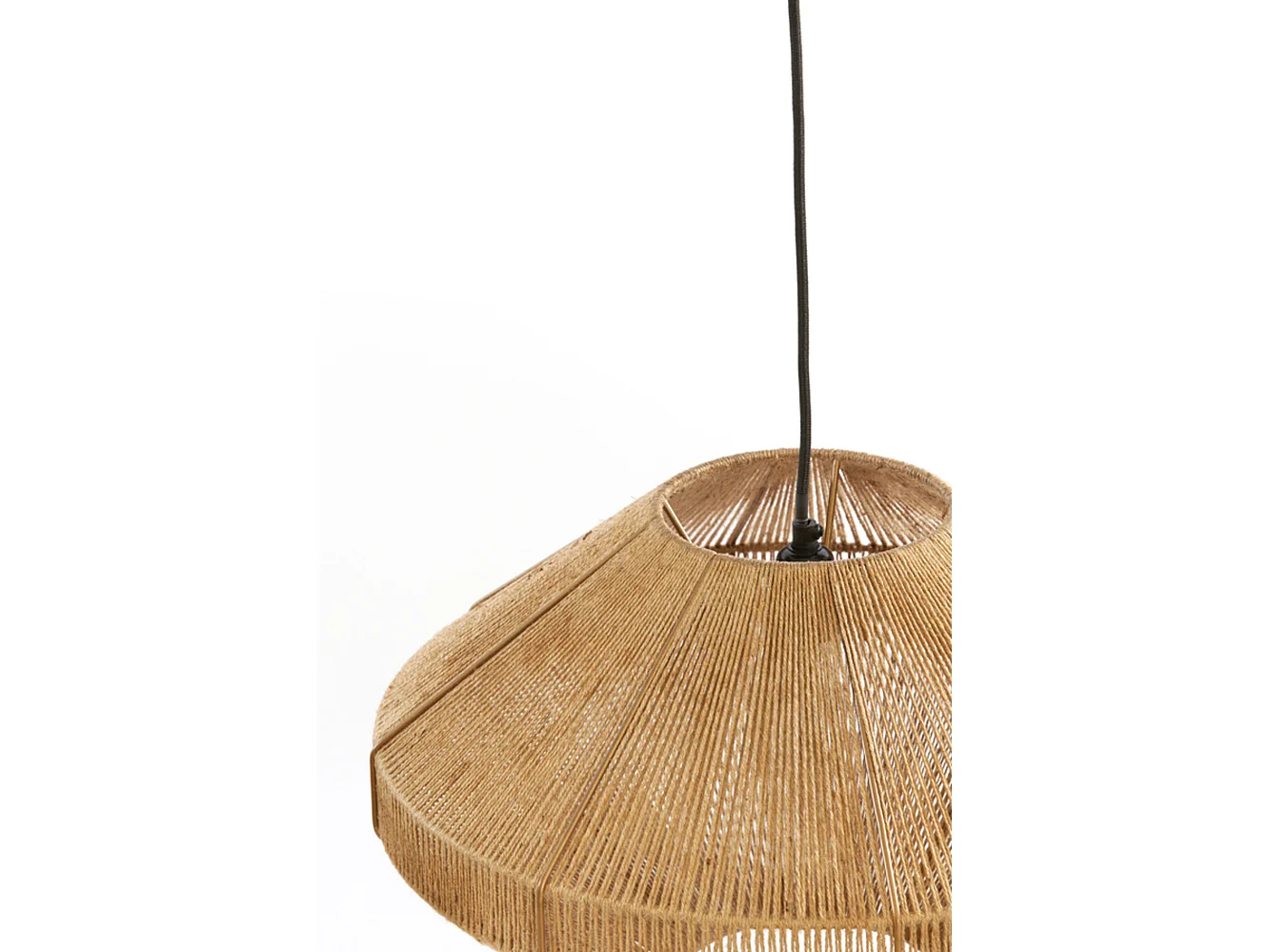 Suspension MALLOW - Ø50x31cm - Marron