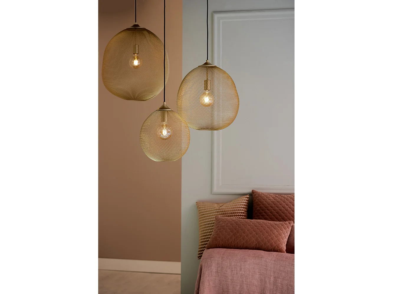 Hanglamp MOROC - Ø40x45cm - Goud