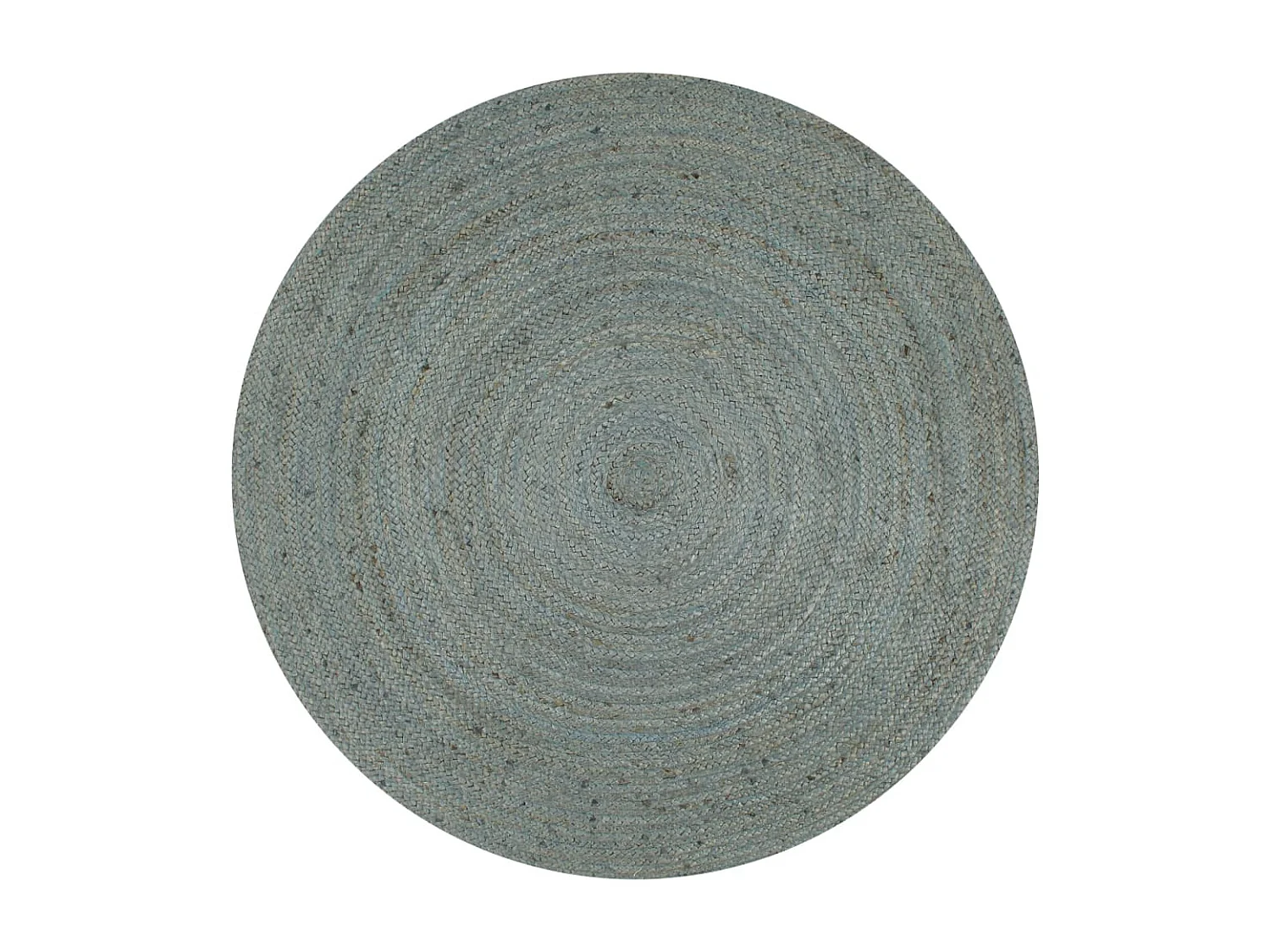 Tapis fait à la main Jute Rond 90 cm Vert olive