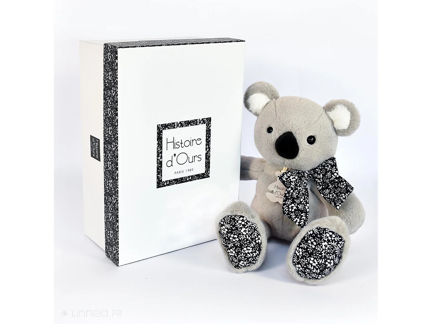 Peluche 25 cm polyester collection COPAINS CALINS koala gris