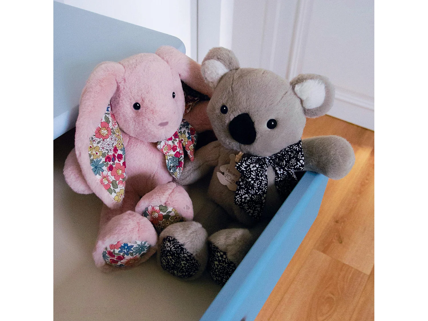 Peluche 25 cm polyester collection COPAINS CALINS koala gris