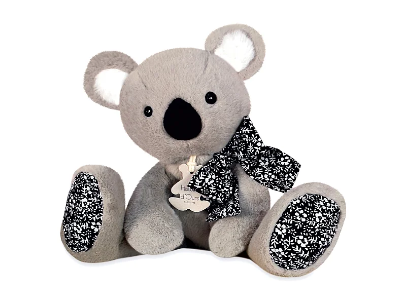 Peluche 25 cm polyester collection COPAINS CALINS koala gris