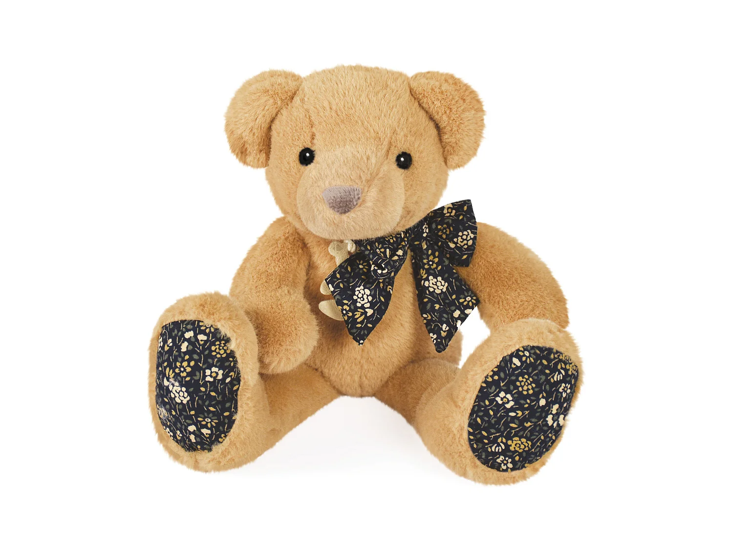 Peluche 25 cm polyester collection COPAINS CALINS ours marron