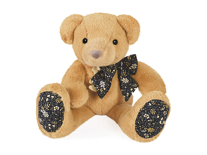 Peluche 25 cm polyester collection COPAINS CALINS ours marron