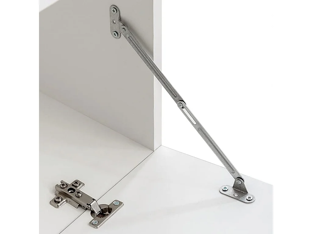 Mobili con Vetrina Parete Unità TV 5 pz con Luci LED Nero