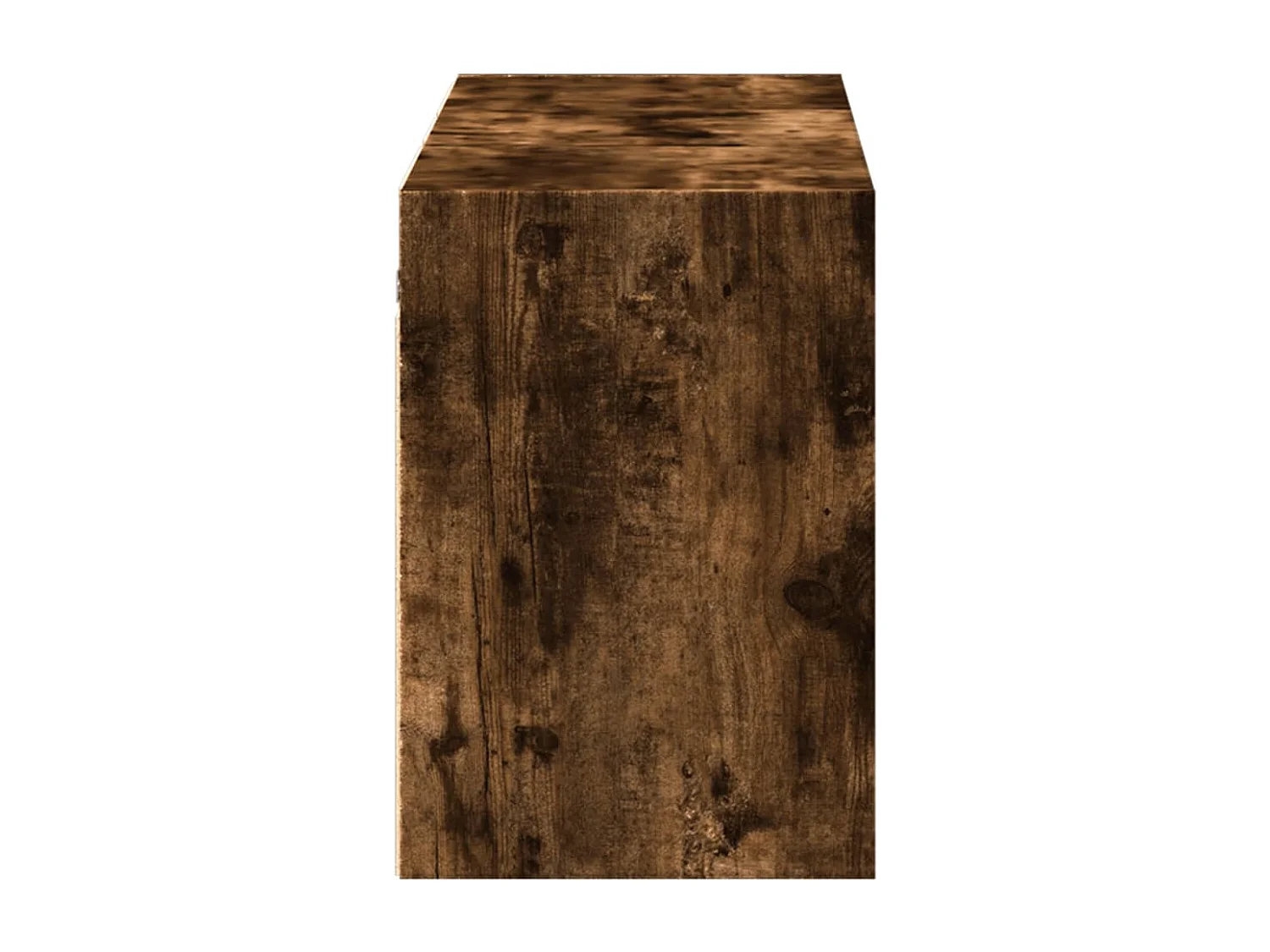 TV-Wandschrank mit LED-Beleuchtung Räuchereiche 130x31x45 cm