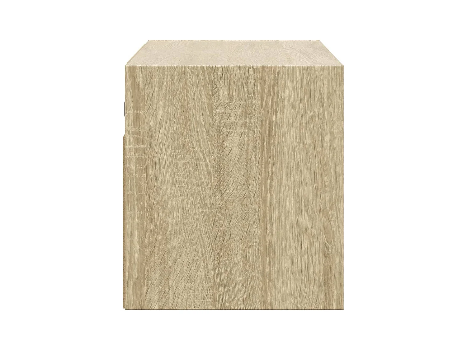 Tv-wandmeubel met LED-verlichting 80x31x35 cm sonoma eikenkleur