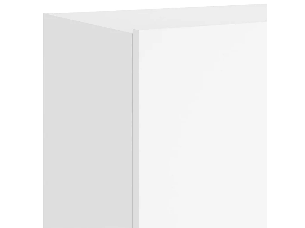 Móvel de parede para TV com luzes LED 100x35x41 cm branco