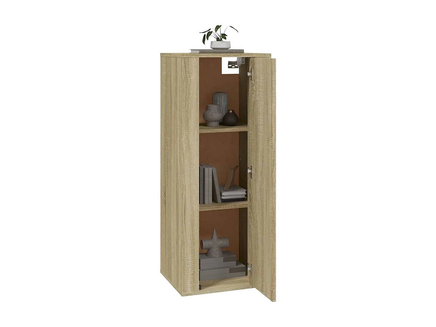 TV-Wandschrank Sonoma-Eiche 40x34,5x100 cm