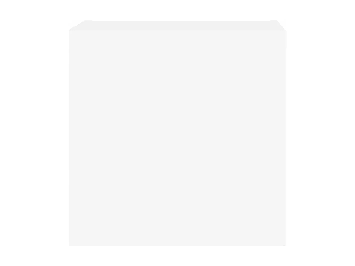 Mueble de TV de pared madera ingeniería blanco 40,5x30x40 cm