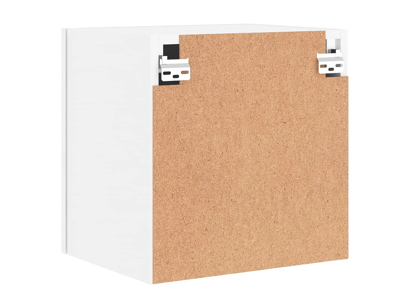 Mueble de TV de pared madera ingeniería blanco 40,5x30x40 cm